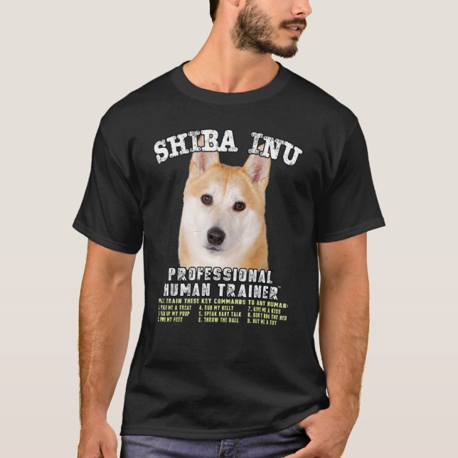 Camiseta Shiba Inu Formación Profesional Humana (Anverso)
