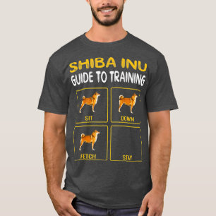 Camiseta Shiba Inu Guía Para Entrenar La Obediencia De Per