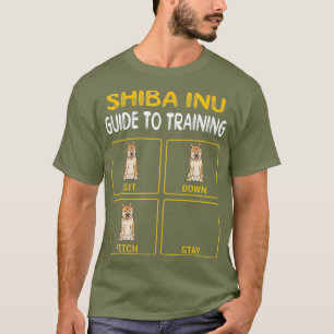 Camiseta Shiba Inu Guía Para Entrenar La Obediencia De Perr
