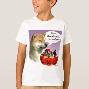 Camiseta Shiba Inu Halloween Candy