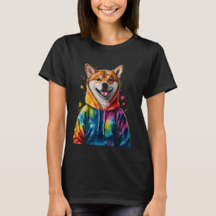 Camiseta Shiba Inu Hoodie Dog Gracioso Arte Animal Imprimir