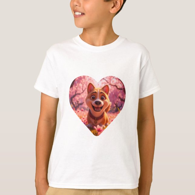 Camiseta Shiba Inu increíblemente fotogénica (Anverso)