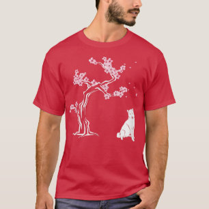 Camiseta Shiba Inu - La flor japonesa del cerezo Sakura