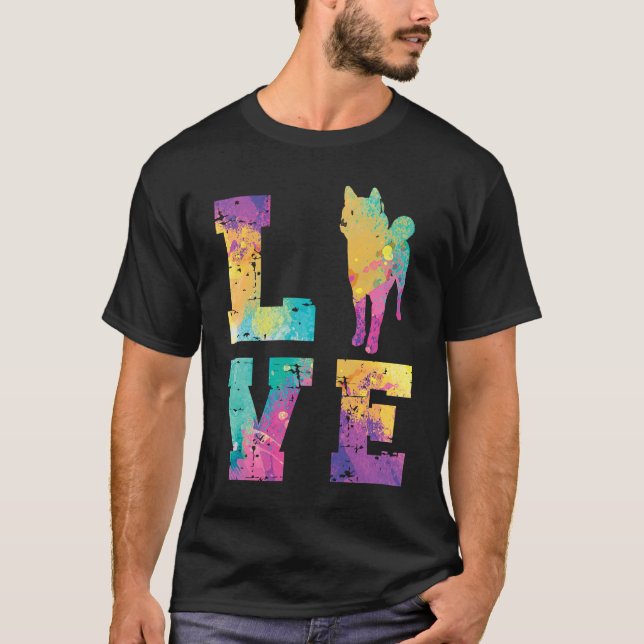 Camiseta Shiba inu Love (Anverso)
