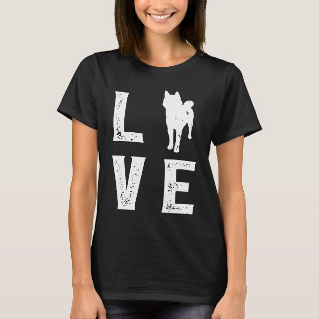 Camiseta Shiba inu Love (Anverso)
