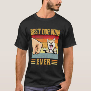 Camiseta Shiba Inu Mamá Mejor Perro Que Nunca
