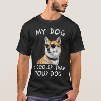 Camiseta Shiba Inu Mi Perro Es Más Fresco Que Tu Perro Grac