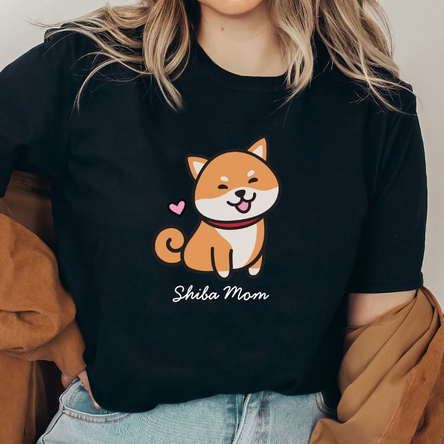 Camiseta Shiba Inu Mom Shiba Perro Dueño de T-Shirt (Subido por el creador)