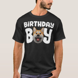 Camiseta Shiba Inu niño Fiesta de cumpleaños Perro Shiba In