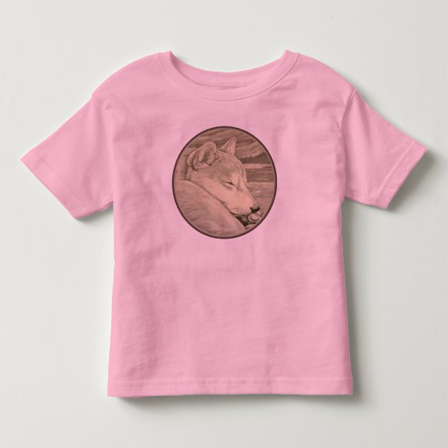 Camiseta Shiba Inu Niños Camisetas de Perro Perro  (Anverso)