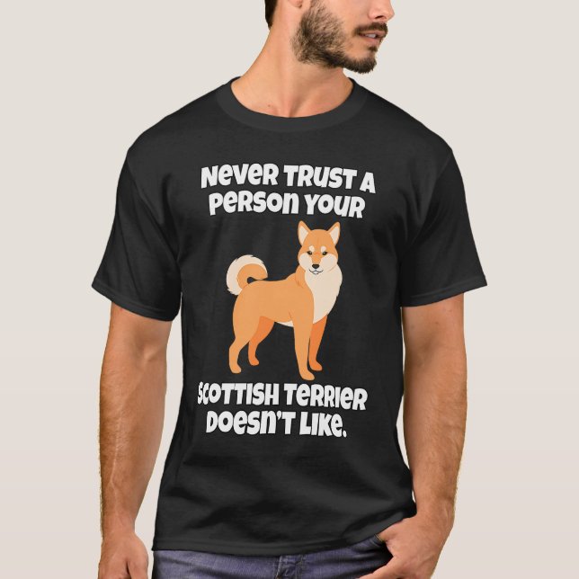 Camiseta Shiba Inu Owner Never Trust A Person Your Shiba In (Anverso)