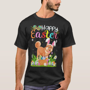 Camiseta Shiba Inu Perro conejito Huevo caza Shiba Inu Feli