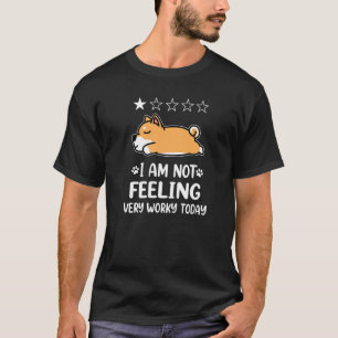 Camiseta Shiba Inu Perro Duerme No Me Siento Graciosa Cacho