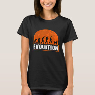Camiseta Shiba Inu Perro Papá Evolución Humana