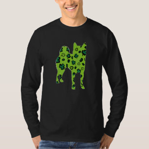 Camiseta Shiba Inu Perro St Patrick S Day Leopardo verde Sh