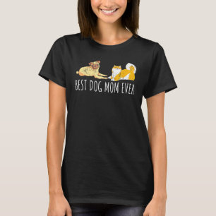 Camiseta Shiba Inu Pug Perro Mamá Mascota Perro Animal