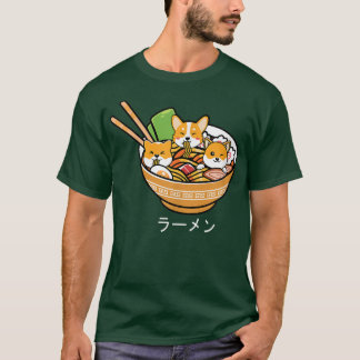Camiseta Shiba Inu Ramen Anime Kawaii Neko Gift 1533