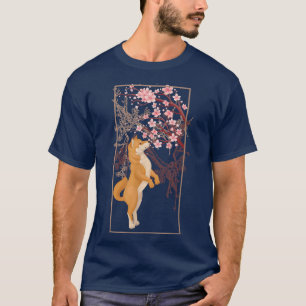 Camiseta Shiba Inu Sakura cerezo florece amor a los perros