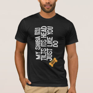 Camiseta Shiba Inu Tlits cabeza como tú