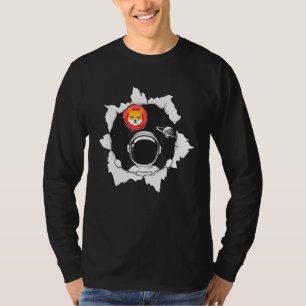 Camiseta Shiba Inu Token Cryptocurrency Space Moon Gear