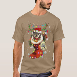 Camiseta Shiba Inu Xmas Boot Christmas Sock Winter Snow 
