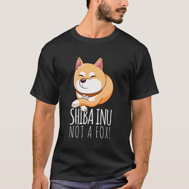 Camiseta Shiba Japonés No Es Un Perro Fox Kawaii (Anverso)