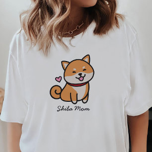 Camiseta Shiba Mom Shiba Inu Dog T-Shirt