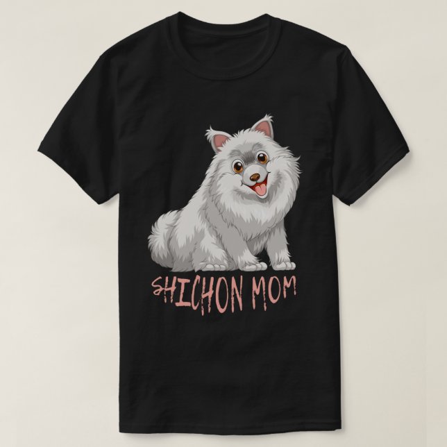 Camiseta shichon mamá Fked (Diseño del anverso)