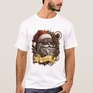 Camiseta Shiftmas Steampunk: ¡Gears & Victorian Cheer!