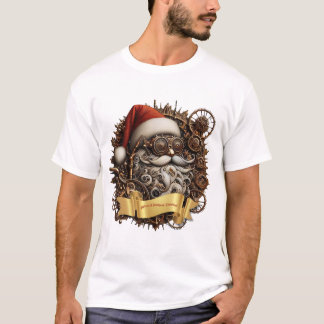 Camiseta Shiftmas Steampunk: ¡Gears & Victorian Cheer!