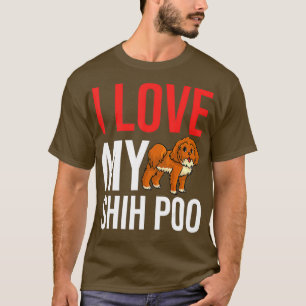 Camiseta Shih Poo Dog Regalo Cachorros Dueños Lover