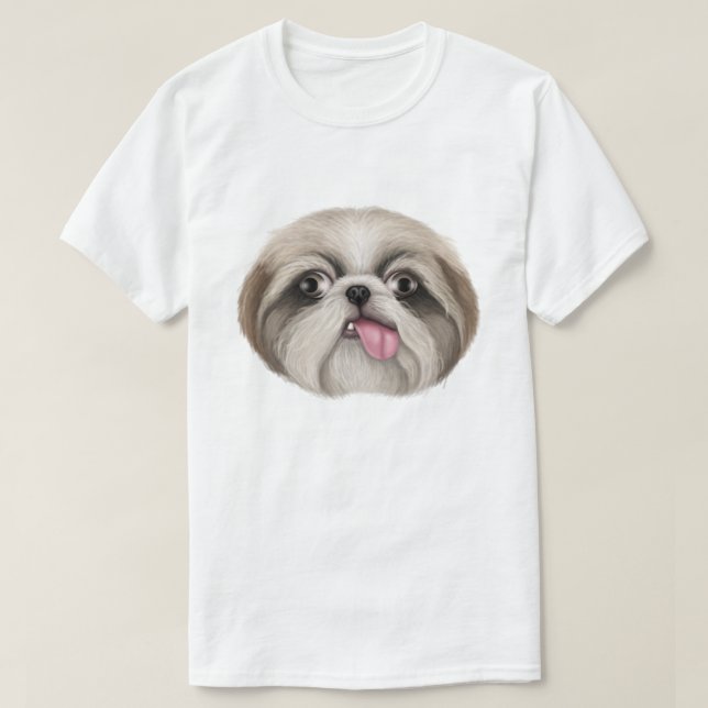 Camiseta Shih Tzu (Diseño del anverso)