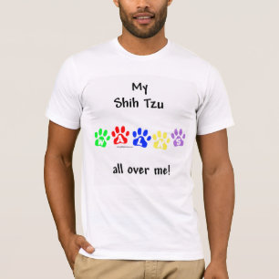 Camiseta Shih Tzu Camina Por Todo Ti