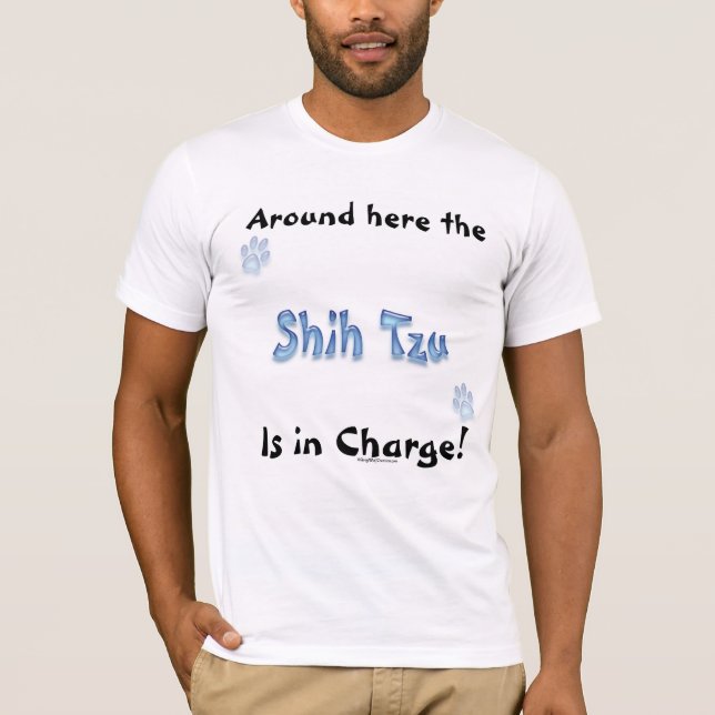 Camiseta Shih Tzu Charge (Anverso)