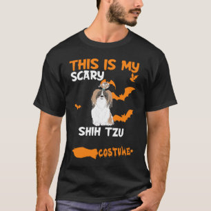 Camiseta Shih Tzu Costume Halloween Perro perezoso