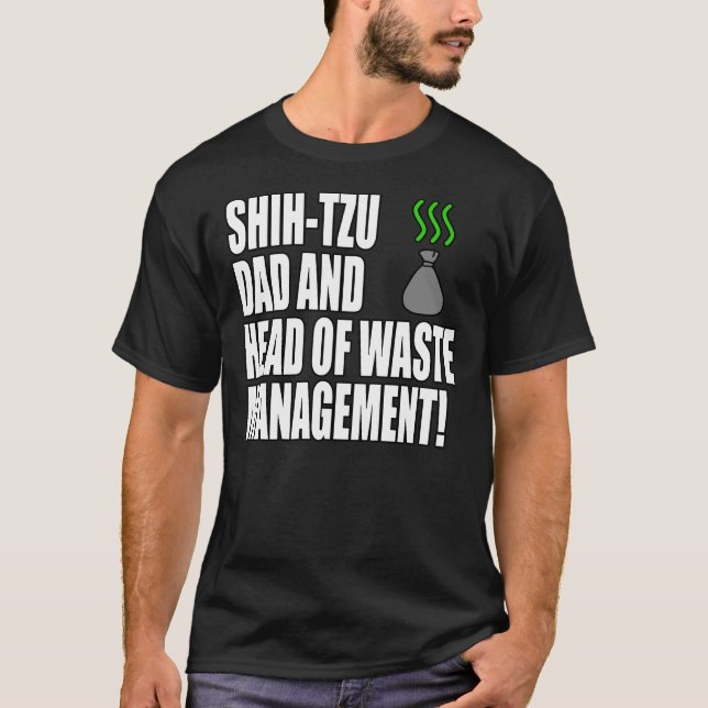 Camiseta Shih Tzu Dad (Anverso)