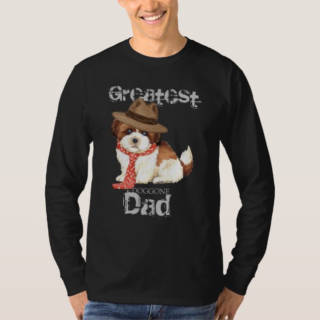 Camiseta Shih Tzu Dad (Anverso)