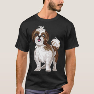 Camiseta Shih Tzu Dog Cupe Cuppy Sonrisa feliz