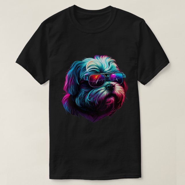 Camiseta Shih Tzu Dogs Shih Tzus V-Neck T-Shirt (Diseño del anverso)