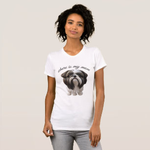 Camiseta Shih Tzu - ¿Dónde Está Mi Mamá?