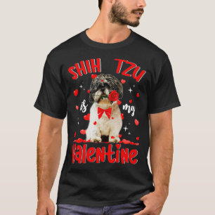 Camiseta Shih Tzu es mi mamá de perro de San Valentín