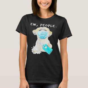 Camiseta Shih Tzu Ew People Dog Con Una Máscara De Cara