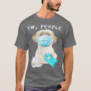 Camiseta Shih Tzu Ew People Dog Wearing A Face Mask 
