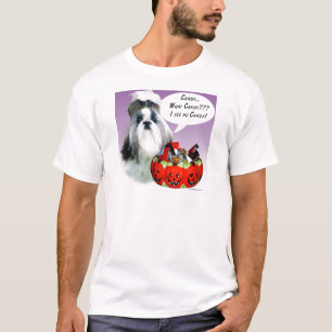 Camiseta Shih Tzu (groomed) Candy de Halloween