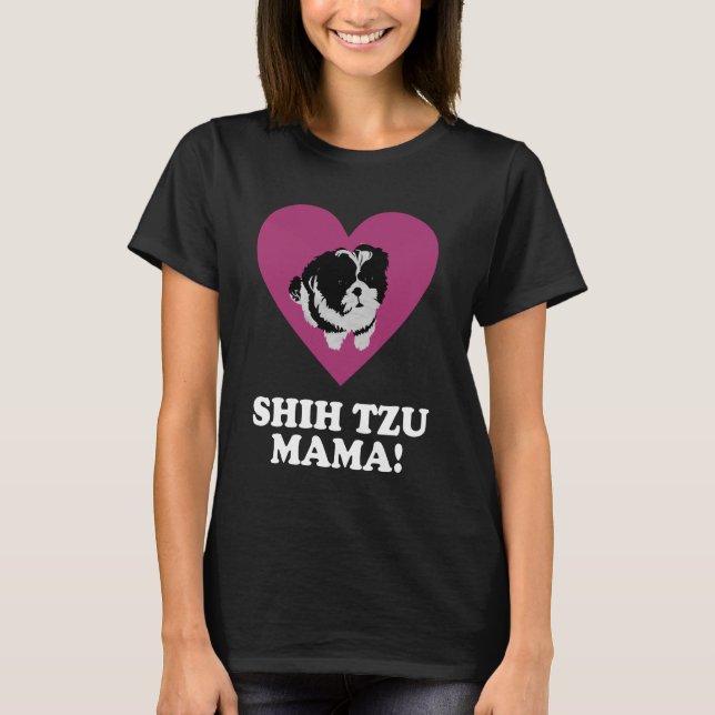 Camiseta Shih Tzu Mama (Anverso)
