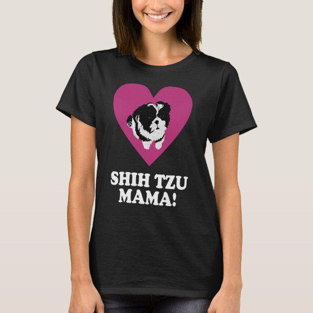 Camiseta Shih Tzu Mama (Anverso)