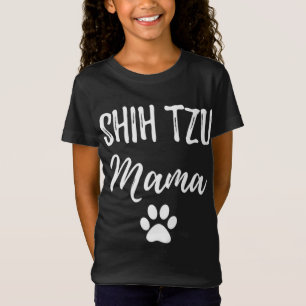 Camiseta Shih Tzu Mama Funny Dog Lover Dog Mom Gift