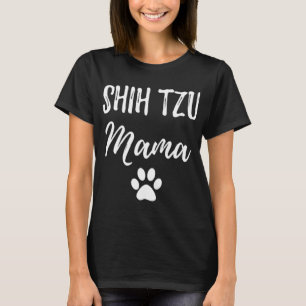 Camiseta Shih Tzu Mama Funny Dog Lover Dog Mom Gift