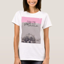 Camiseta Shih Tzu Mama para mamás de perro