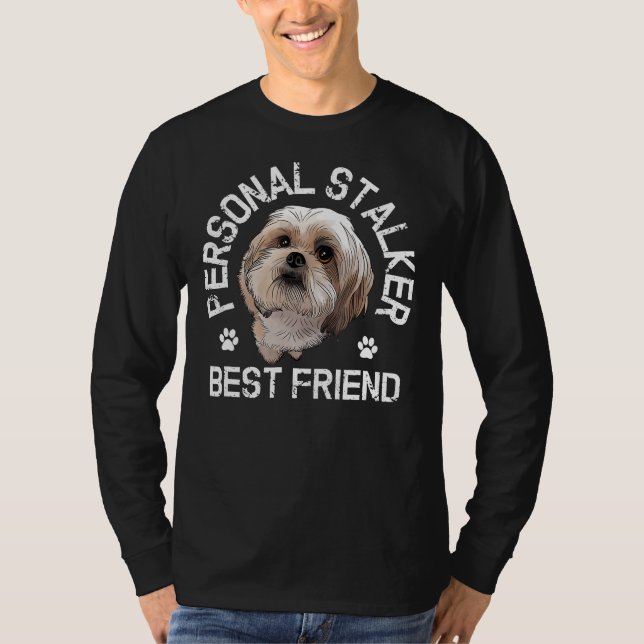 Camiseta Shih Tzu Mascota Perro Amigo Cachorro Rescate Vet  (Anverso)